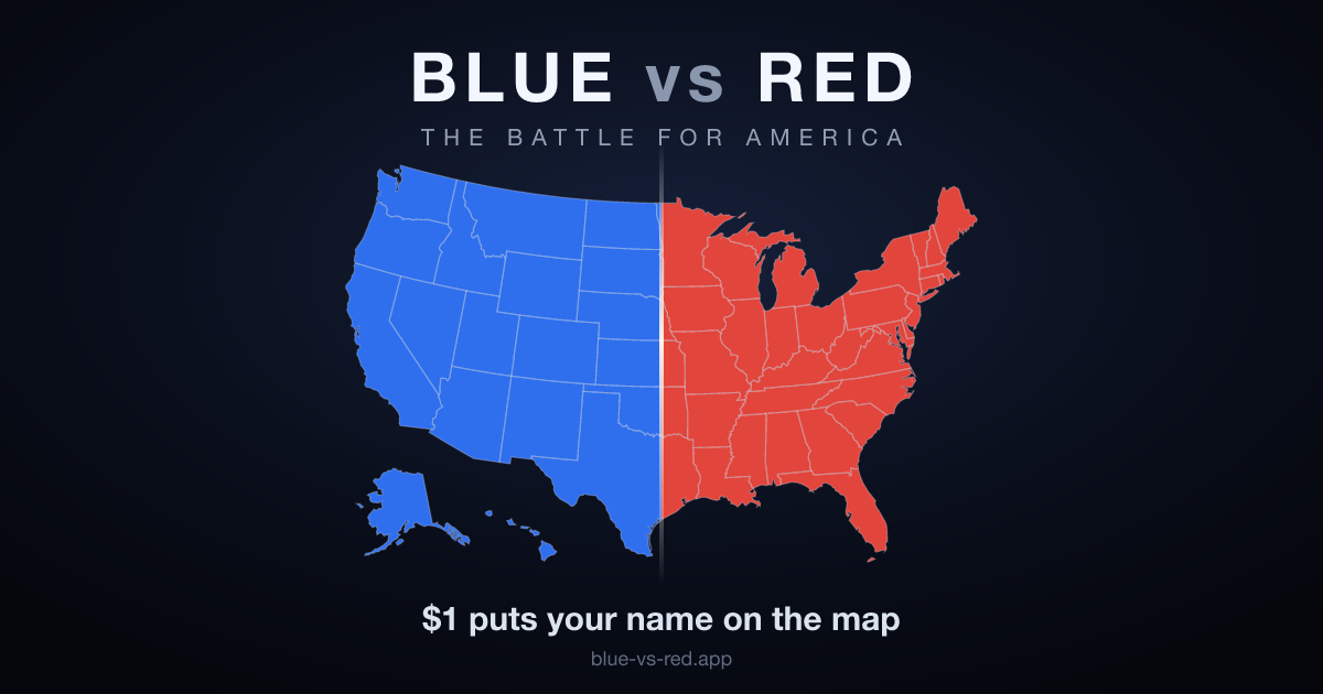 Blue vs Red Open Graph preview